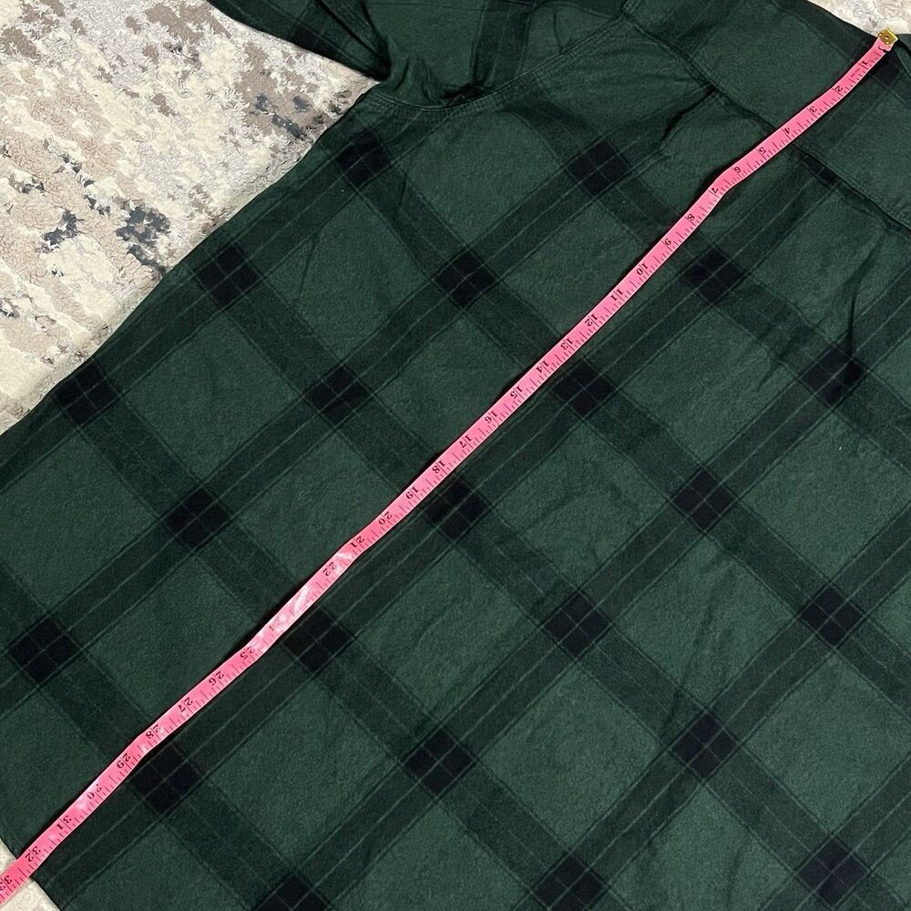 Carhartt Flannel Shirt Loose Fit Heavyweight Mens Sz L Green Plaid TW4451-M - Picture 9 of 10